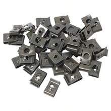 100 chiếc ốc vít tự ren hỗn hợp bằng kim loại, ốc vít, kẹp hình chữ U kèm ốc vít chống gỉ, kẹp, tấm sắt - Hình chữ U - Xem 5
