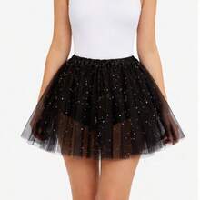 Carnival Tulle Skirt - Black - View 4