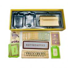 Reveal: Classic Board Game Card Party Game Set, Includes Unique Character Cards And Wooden Voting Tokens - Suitable For 6-10 Players - Orange - View 5