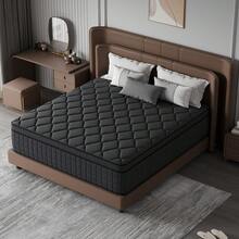 12/14 Queen Mattres Twin Full Queen King Size Bed Mattress In A Box, Hybrid Pocket Spring Breathable Cotton Layer Mattress For Motion Isolation & Silent Sleep, Lumbar Support & Pressure Relief, Medium Firm - 12寸 - 查看 10