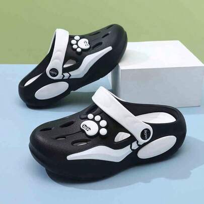 Modische niedliche Klauen-Clogs, Damen Plateau-Sohle erhöhte Cartoon-Strandlatschen, Sommer-Clogs, Plateau-Slipper für Krankenschwestern, Strand, Büromode