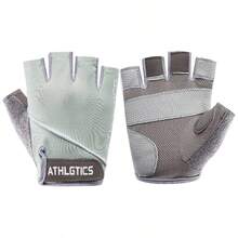 1 Pair Unisex Fingerless Fitness Gloves, Anti-Slip Breathable Durable For Dumbbell, Outdoor Sports, Cycling, Weightlifting, Rowing, Climbing - A - View 13