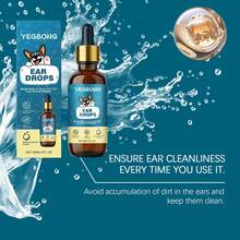 Dog Ear Care Drops, Gentle Chamomile Formula, Cleans Earwax & Soothes Ear Canal, Daily Nourishing Ear Drops - View 8