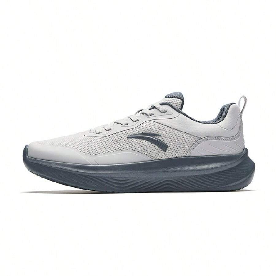 Zapatillas de entrenamiento para hombres Anta, nuevas zapatillas de amortiguación y rebote de 2026 resistentes al desgaste para fitness, calzado para ir y venir, primavera - Chip Gray - 1 [Superficie de malla transpirable] - Ver 1