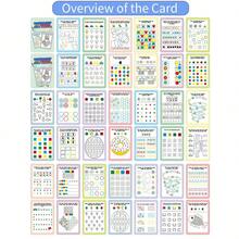 1 Set Of Interesting Creative English Thinking Training Cards, Focus Training Cards, Fun Educational Stationery, Erasable And Reusable, Ideal Small Stationery - Improves Thinking And Concentration - Multicolor - View 11