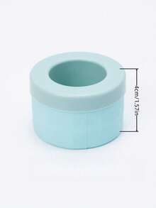 Mini(4/6cm) Silicone Ice Cube Mould, Cylinder 3D Ice Cube Maker,Simple Bucket Design Ice Cube Maker Tray With Lid For Kitchen Seafood Sashimi, Back To School Supplies - Multicolor - View 13
