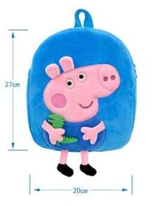 Hasbro Authentic  Plush Toy Doll 3D Backpack George Kindergarten Kids Cute School Bag Double Shoulder Bag - Multicolor - View 8