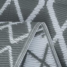 Outdoor Rug, Garden Rugs Outdoor Waterproof, Picnic Mat For Family Party, Gray Large Outdoor Rug, Camping Tent Carpet, Outdoor Mats For Front Door, Large Patio Rug, Outdoor Play Mat, Modern Large Area Rugs For RV, Backyard, Balcony, Outside Rug. - Moroccan Gray - View 9
