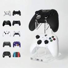 1 Set Transparent Acrylic Headphone Hanger Detachable Desktop Storage Rack Holder For Phone, Switch, PS Game Controller Back To School Desktop Accessory - View 8