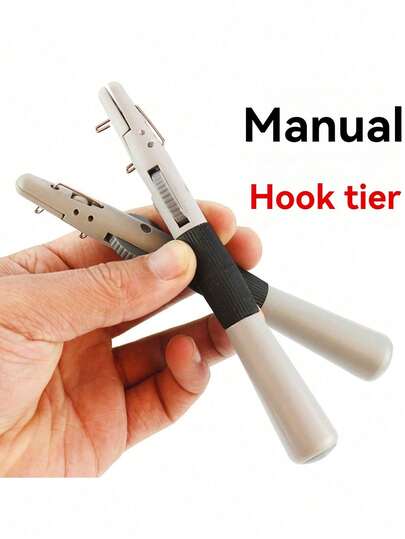 Pen Hook Tier, Portable Fish Hook Line Knotting Device, Simple Fish Hook Binding Tool, Fishing Accessories