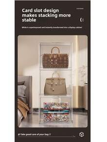 Multi-Functional Transparent Dust-Proof Storage Box, Luxury Perfume & Collectible Display Cabinet - Multicolor - View 10
