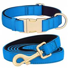 Bộ vòng cổ và dây dắt chó bằng nylon nhẹ, thanh lịch, có thể điều chỉnh cho chó cỡ trung bình đến lớn, vòng cổ chó chất lượng cao. - Nhiều màu - Xem 24