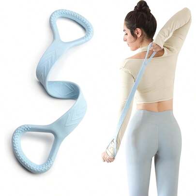 Figure 8 Resistance Band, Resistance Bands For Working Out Chest Arm And Shoulder Stretch Exercise Equipment For Yoga, Pilates, Stretching Daily Training Is Easy To Carry