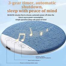 Altavoz de almohada para dormir, altavoz de almohada Bluetooth, ultra delgado con graves estéreo, con temporizador y función de ayuda para el sueño con ruido blanco, auriculares para dormir para adultos. - Ver 8