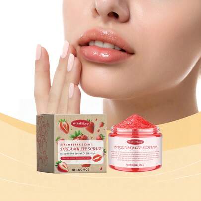 Gentle & Comfortable Lip Scrub, Moisturizing Lip Exfoliator