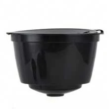 5Pcs 50ml Coffee Capsule Reusable Coffee Filter Cup With Spoon For DOLCE Coffee MachineBlack,Coffee Service Coffee Accessories - View 9