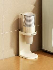 1 pieza Dispensador de vasos de escritorio - Soporte para vasos de baño, Estante de almacenamiento de tazas de café para el hogar, Adecuado para el hogar, la oficina, el hospital, el gimnasio - Multicolor - Ver 15