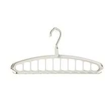 1pc Multifunctional Clothes Hanger, Foldable Clothes Rack Organizer, Multipurpose Non-Slip Plastic Portable Hanging Wardrobe Storage System, Non-Slip Folding Drying Rack With 11 Holes, Suitable For Dorm And Home Use, Bedroom, Storage Rack, Home Organization - Multicolor - View 12