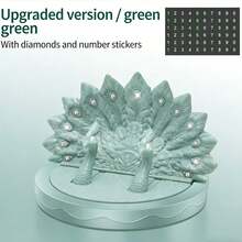 Phone Car Mount With Navigation Function, Dedicated Temporary Parking Plate, Multifunctional Dashboard - A - View 6