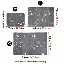 1 Buah Alas Tidur Hamster dan Kelinci Motif Bintang Musim Panas, Bernapas, Menyerap, dan Anti Bocor, Alas Tidur Hewan Peliharaan Kecil, Alas Anti Urine, Alas Sarang Hewan Peliharaan, Alas Pelatihan Anjing, Ideal untuk Melatih Hewan Peliharaan Buang Air, Dapat Digunakan di Mobil, Kandang Bermain & Rumah - View 4