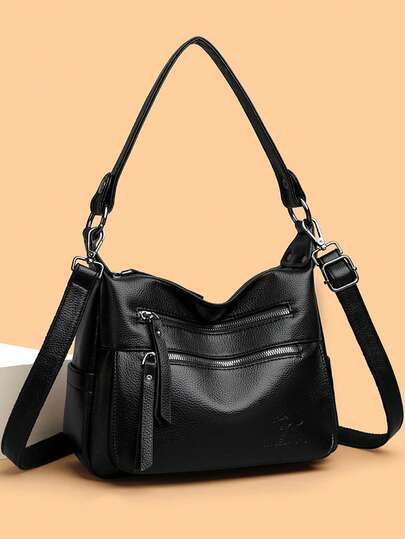 女士奢华斜挎包 新款高品质柔软皮革手提包 钱包 设计师休闲单肩邮差包