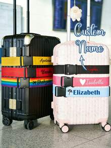 Customized Luggage Straps, Personalized Travel Belts, Passwordless Luggage Straps, Travel Gifts, Household Gifts, Father's Day Gifts, Business Gifts, Christmas Gifts,Look Glamour - Multicolor - View 2