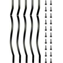 Deck Balusters 61 Pack Metal Deck Spindles 32.25"X1" Staircase Baluster With Screws Aluminum Alloy Deck Railing For Wood And Composite Deck Stylish Baluster For Outdoor Stair Deck Porch - 61 Pack 32.25" X 1" - View 9