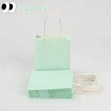 10 túi quà cao cấp cho đám cưới & kỷ niệm, túi giấy Kraft có tay cầm - Trang trí tiệc sang trọng, quà tặng cô dâu, sinh nhật, quà cảm ơn, đồ dùng số lượng lớn - Xem 12