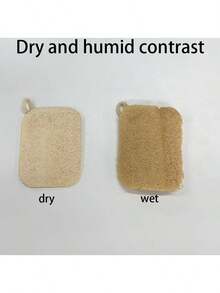 1/5pcs Natural Sea Sponge Bath Brush - Gentle Exfoliating Bath Sponge, Unisex, Suitable For Daily Use Or Kitchen Cleaning - A - View 1