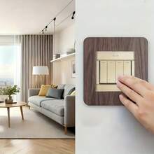 1pc/4pcs Acrylic Minimalist Single Switch Panel, Switch Protective Cover, Wall Decor Switch Sticker, Home Decor Switch Accessory - A - View 13