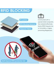 Pomelo Best Women Wallet Soft Small Coin Purse - Stylish Bifold RFID Blocking With Zipper Coin Pocket, ID Window, Lightweight Travel Card Holder For Ladies - Multicolor - View 4