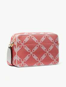 Michael Kors PARKER Women's Small Handbag Crossbody Shoulder Bag, Versatile With Adjustable Strap - Red and White - View 6