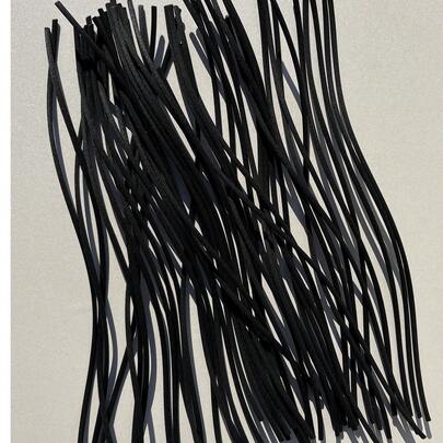 3支250毫米弯曲创意纤维香薰棒，艺术造型香氛扩散棒，适用于家居装饰、卧室、房间、酒店、室内，是送给家人、朋友、爱人的绝佳礼物。