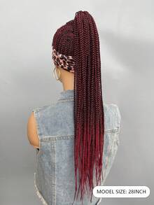 Women's Headband Wig African Dreadlocks Ponytail Synthetic Full Cap Wigs For Daily Wear - Multicolor - View 6