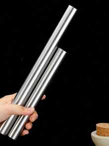 1个（小/中/大）不锈钢擀面杖，表面光滑，易于清洁。适用于烘焙软糖、披萨、馅饼、糕点、面条、面团、饼干等。也可作为烘焙工具和不粘面团擀面杖使用。 - 彩色 - 查看 10