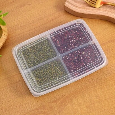 1 صندوق تخزين الحبوب متعددة الحبوب، تصميم مربع شفاف محكم الإغلاق ومقاوم للغبار، تخزين مصنف للحبوب والفاصوليا والبضائع الجافة ومكونات المطبخ، منظم خزانة، مناسب للمطبخ المنزلي، هواة التنظيم، تخزين المنزل، احتياجات تخزين الطعام، صندوق حجرة الحبوب المتعددة، صندوق محكم الإغلاق ومحافظ على الطراوة، صندوق تخزين مربع شفاف، صندوق تخزين طعام المطبخ، صندوق حفظ طراوة الحبوب المنزلي