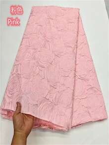 2026 Classic High Quality 3d Stereoscopic African Lace Fabric Gilding Brocade French Organza Lace Fabric For Nigerian Women Wedding Party 5 Yards/1 Yards - A - View 23