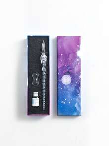 Bộ bút bi thủy tinh thủ công hình bầu trời sao, quà tặng doanh nghiệp, dụng cụ học tập hội họa và thư pháp cho học sinh. - Nhiều màu - Xem 11