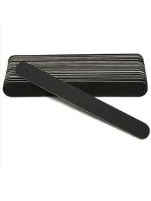240/240 Grit Nail File, Double-Sided Nail Buffer Block, Nail Care Tool - Black - View 9
