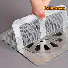 10 miếng dán lọc cống, miếng dán chống tắc nghẽn, chống côn trùng dùng một lần, dụng cụ giữ tóc trong phòng tắm, bộ lọc rác bồn rửa nhà bếp, miếng dán khử mùi và chống tắc nghẽn cống nhà, miếng dán cống dễ dán. - A - Xem 6