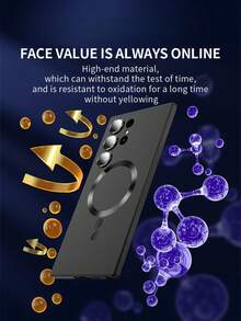 Luxury Matte Magnetic Shockproof Case For Galaxy S26 Ultra S26 Plus S26 Anti Drop Protective Cover - Burgundy - View 7