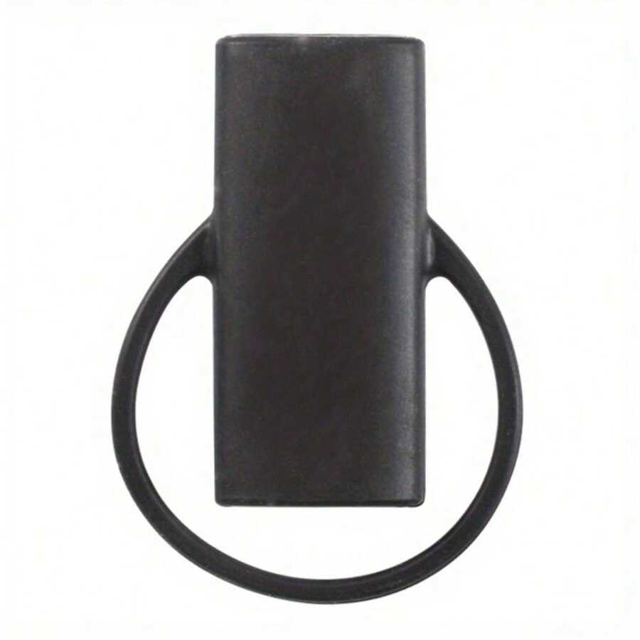 Colorful Silicone Lighter Case Protector - Durable, Scratch-Resistant, Anti-Slip Design With Drawstring Closure, Ideal For Cigarette Accessories & Lighter Storage, Lighter Protection Sleeve|Vibrant Lighter Case|Silicone Material - màu đen - Xem 1