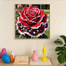 5D Diamond Painting Kit - Eternal Mother's Love Theme, Includes Vibrant Rose Flower Pattern, Round Diamond Beads And Vivid Colors, Suitable For Home/Office Wall Decor, Halloween & Christmas Gifts, Holiday Art, Handcraft DIY, Must-Have For Holiday Shoppers, Ideal For Home Decor Enthusiasts - View 7