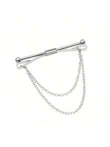 Bộ 2 chiếc kẹp cà vạt thời trang, kẹp cổ áo sơ mi, ghim cài áo, thích hợp cho lễ kỷ niệm, cuộc họp kinh doanh, dành cho nam giới. - Nhiều màu - Xem 8