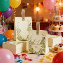 10pcs/Pack Wedding Party Gift Candy Box, High-End Paper Box, Souvenir, Birthday Party, Suitable For Various Festivals And Anniversaries - View 14