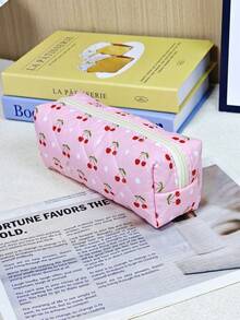 便捷化妆包，可爱化妆刷收纳袋，女士旅行必备收纳包，小巧少女铅笔盒，学生文具包，情人节礼物，返校收纳包 - 彩色 - 查看 15