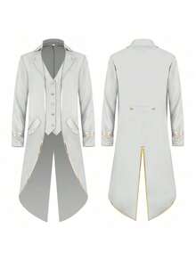 Men Cosplay Clothing - Blue - View 3