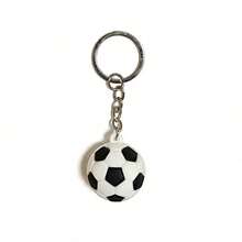 1 pieza Llavero de fútbol, Llavero de pelota de estrés de fútbol, Colgante de mochila, Adorno de coche, Llavero con forma de fútbol, Accesorio de bolsa deportiva casual - Regalo ideal para sobrino, hijo o compañeros de clase, recuerdo de la Copa Mundial, perfecto para club de fútbol y fanáticos, escuela, accesorios de coche, estilo gótico y Y2K lindo - multicolor - Ver 14