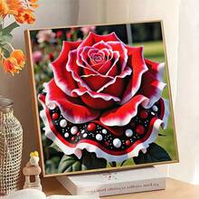 5D Diamond Painting Kit - Eternal Mother's Love Theme, Includes Vibrant Rose Flower Pattern, Round Diamond Beads And Vivid Colors, Suitable For Home/Office Wall Decor, Halloween & Christmas Gifts, Holiday Art, Handcraft DIY, Must-Have For Holiday Shoppers, Ideal For Home Decor Enthusiasts - View 2