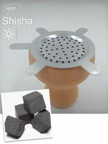 3PCS Shisha,Metal Charcoal Holder Screens For Smoking, Shisha,Household Gadget, Christmas Party Supplies, Charcoal Partition, Unique Gift Idea - one-size - View 4